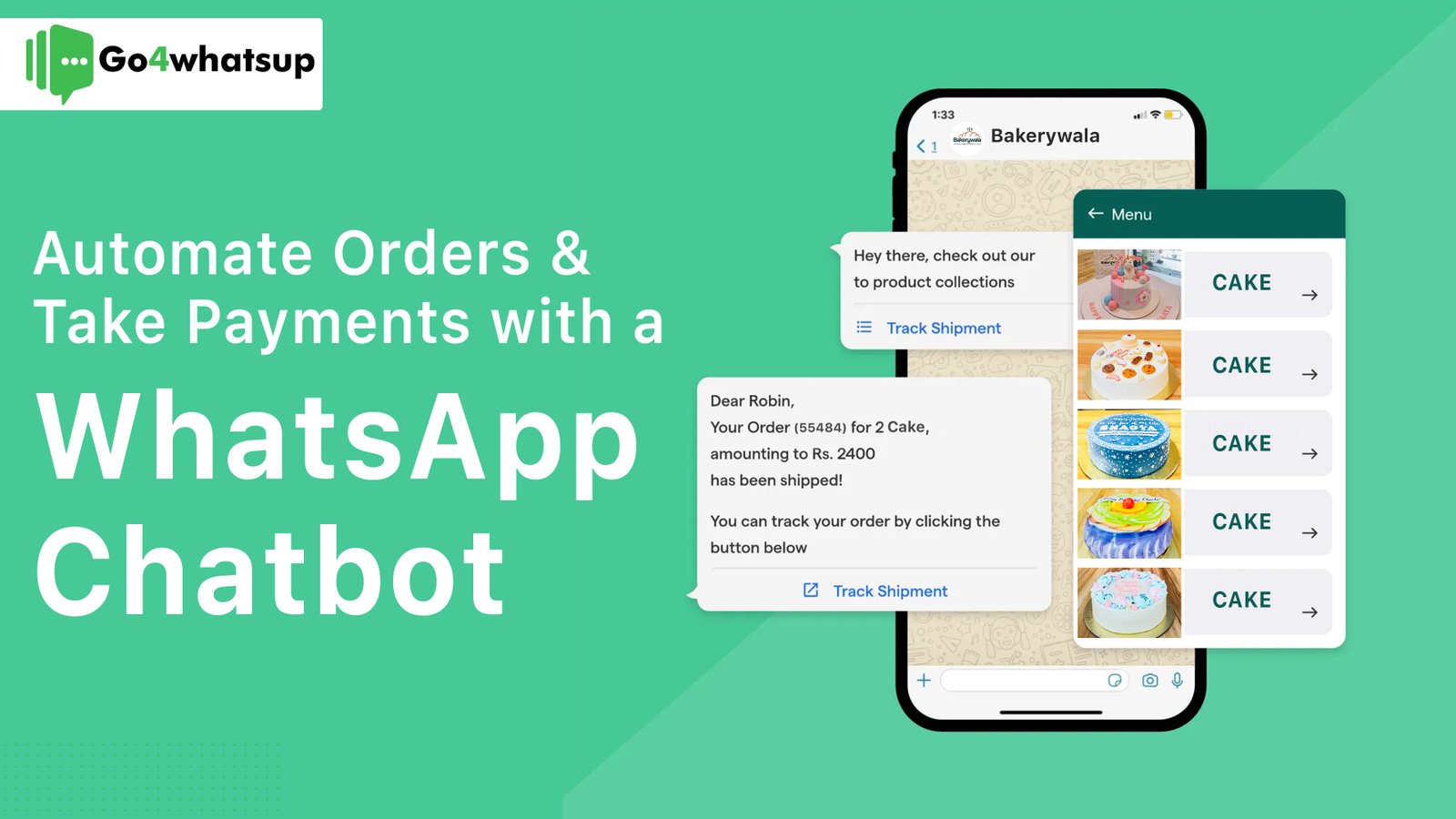 Automate Orders & Take Payments with a WhatsApp Chatbot