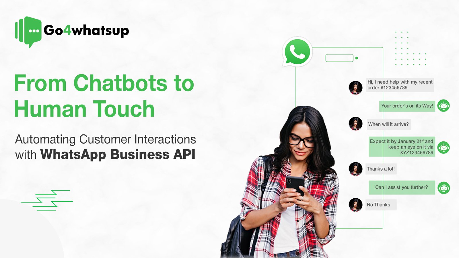 From Charbots to Human Touch