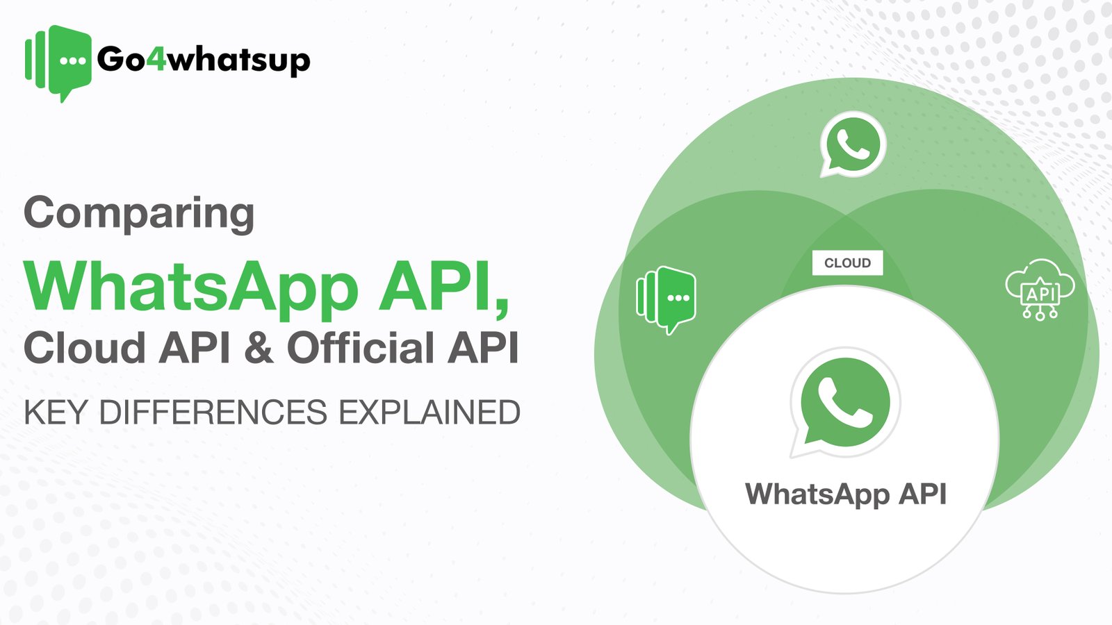 comparing whatsapp api cloud api