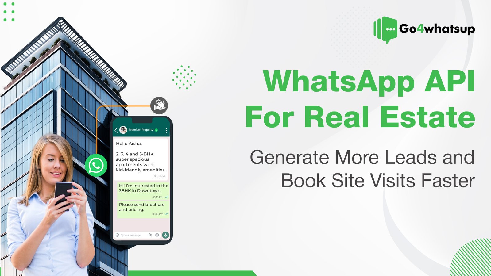 whatsapp api for real estate