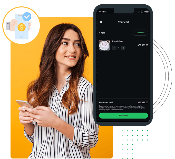 Secure payment integration for seamless and safe transactions through WhatsApp